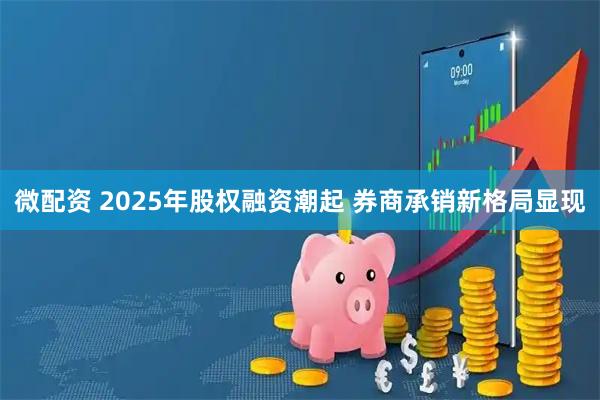 微配资 2025年股权融资潮起 券商承销新格局显现