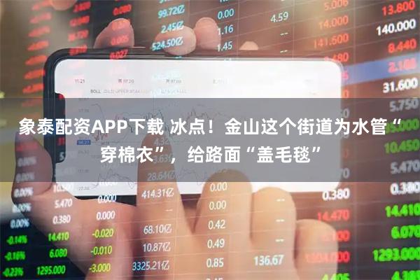 象泰配资APP下载 冰点！金山这个街道为水管“穿棉衣”，给路面“盖毛毯”